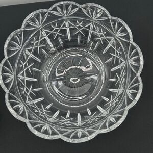 Elegant Crystal Cut Glass Bowl